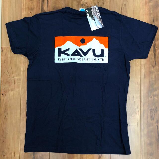 KAVU(カブー)のKAVU カブー　ロゴ　Tシャツ　ネイビー メンズのトップス(Tシャツ/カットソー(半袖/袖なし))の商品写真