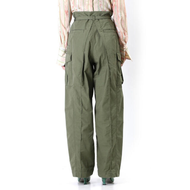 mame - 今季mame Cotton Nylon Tucked CargoTrousersの通販 by mame - 今季mame Cotton Nylon Tucked CargoTrousersの通販 by