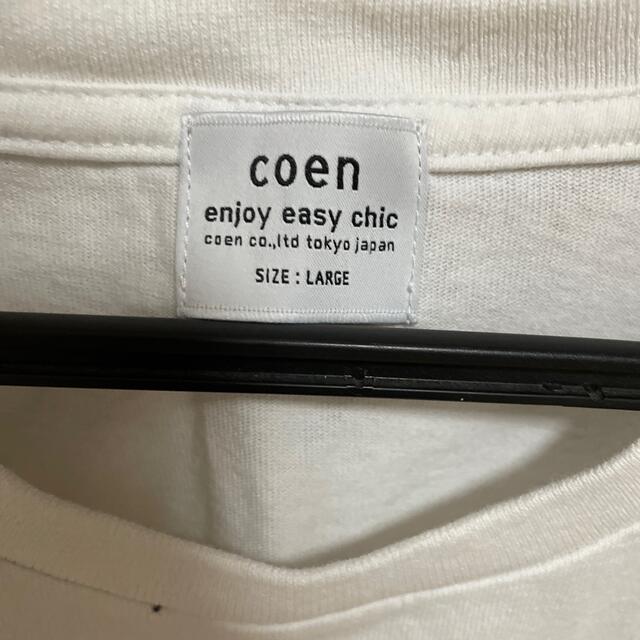 coen(コーエン)のcoen コーエン　Tシャツ レディースのトップス(Tシャツ(半袖/袖なし))の商品写真