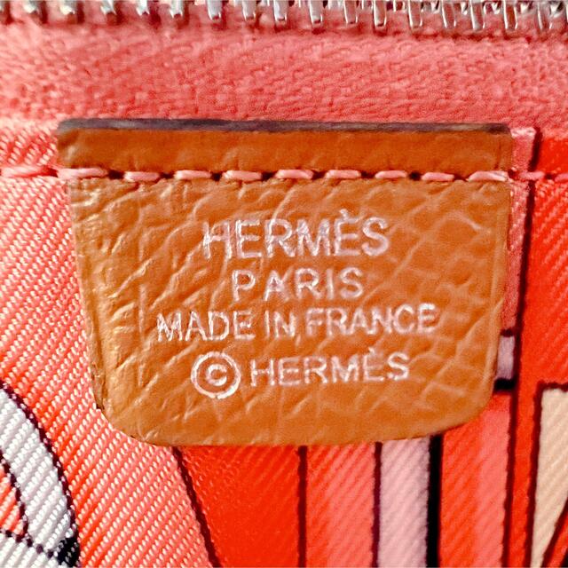 値下美品エルメス◇HERMES◇ロング ヴォー/エプソン シルクイン