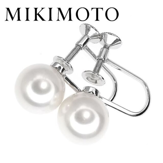 MIKIMOTO - ミキモト MIKIMOTO K18WG パール イヤリング 定価14万の