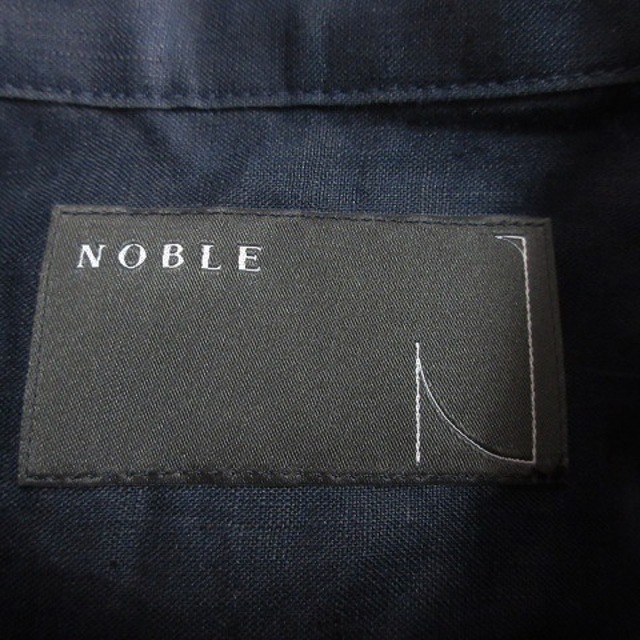 Noble(ノーブル)のノーブル NOBLE N シャツ カットソー 長袖 ステンカラー 薄手 麻 リネ レディースのレディース その他(その他)の商品写真