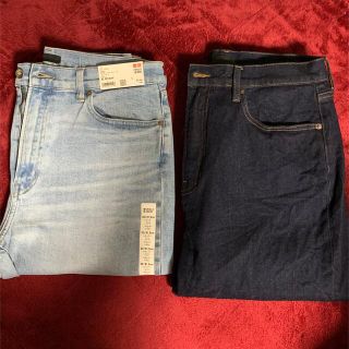 ユニクロ(UNIQLO)のユニクロ　フレアハイライズジーンズ（丈長め78.5cm）(デニム/ジーンズ)