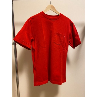 シュプリーム(Supreme)のSupreme S/S Pocket Tee  RED 赤(Tシャツ/カットソー(半袖/袖なし))