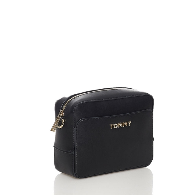 TOMMY HILFIGER(トミーヒルフィガー)の美品 トミーヒルフィガー TOMMYロゴ 斜め掛け ショルダーバッグ AW0AW09047 レザー レディース TOMMY HILFIGER レディースのバッグ(ショルダーバッグ)の商品写真