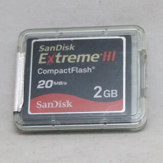 サンディスク(SanDisk)のSanDisk EXTREME3コンパクトフラッシュ 2GB(その他)