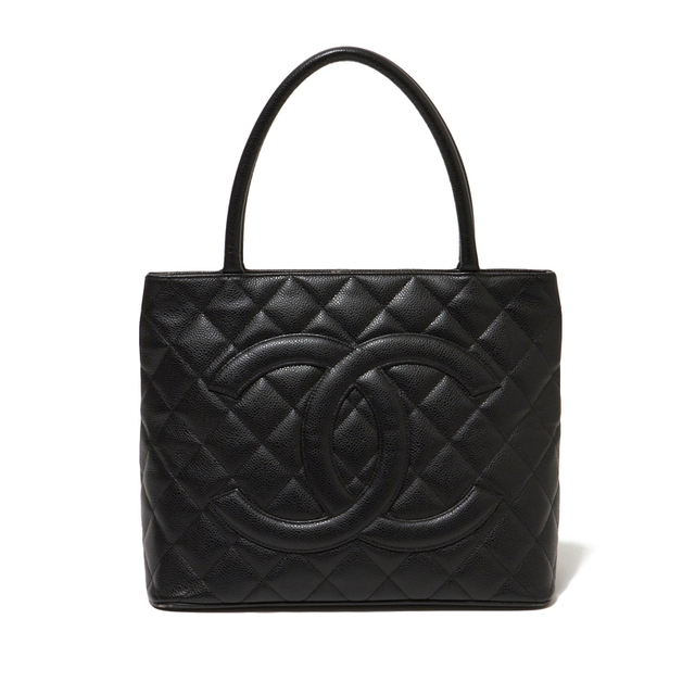高い素材】 CHANEL ブラッ【中古】 マトラッセ キャビアスキン 復刻