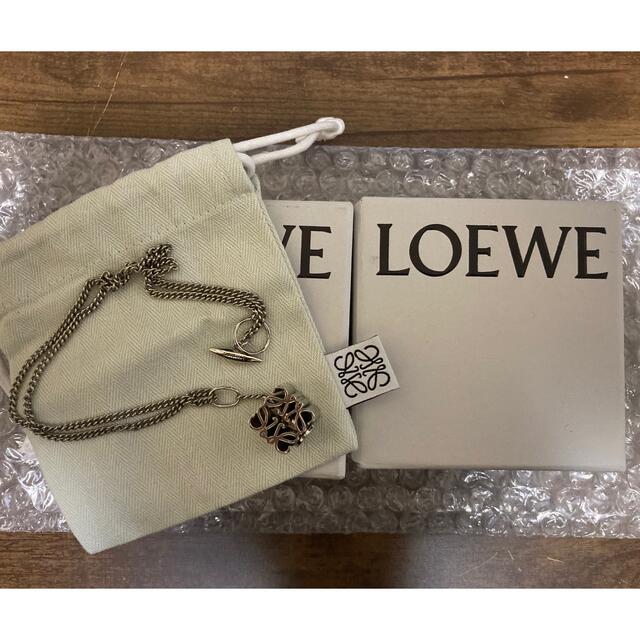 LOEWE ネックレス　パーソナライゼーション　アナグラム　シルバー　セットレディース