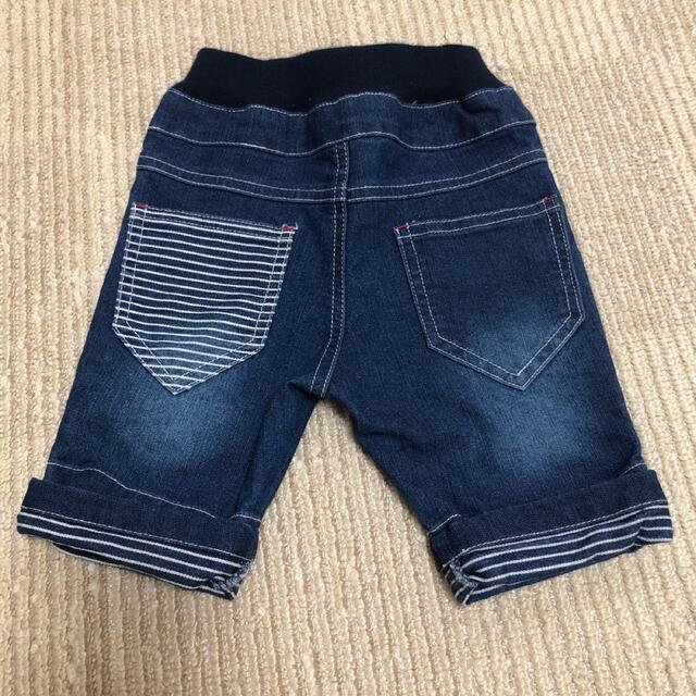 西松屋(ニシマツヤ)のデニム　ハーフパンツ キッズ/ベビー/マタニティのキッズ服男の子用(90cm~)(パンツ/スパッツ)の商品写真