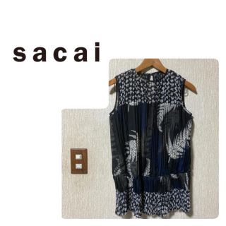 サカイ(sacai)の処分価格‼️sacai プリーツブラウス(シャツ/ブラウス(半袖/袖なし))