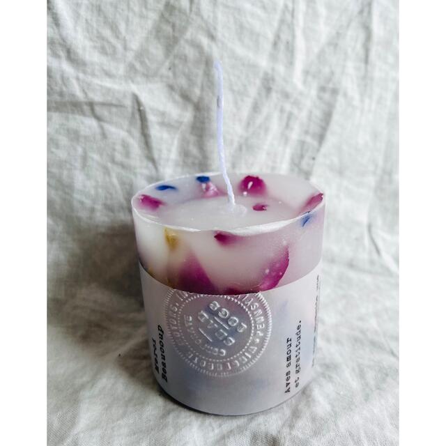 dry flower candle＆mini swag no.330