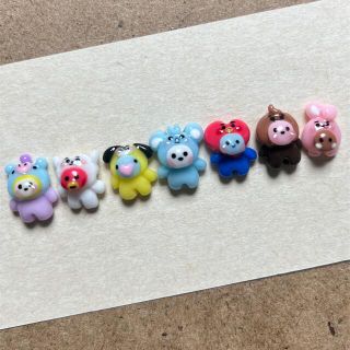 ビーティーイシビル(BT21)の3dネイルパーツ　【BT21minini  なりきり  BTS  バンタン】(デコパーツ)