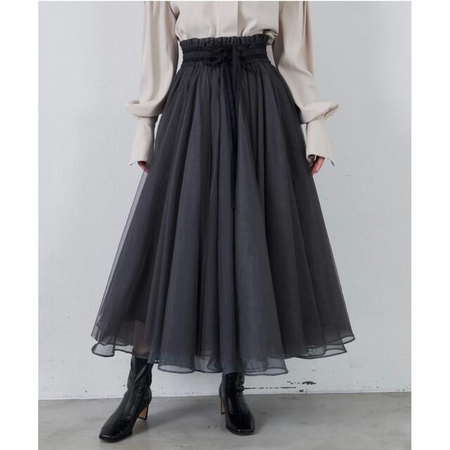 la belle Etude(ラベルエチュード)の即購入可◎ ラベルエチュード ダブルリボン ELLA スカート レディースのスカート(ロングスカート)の商品写真