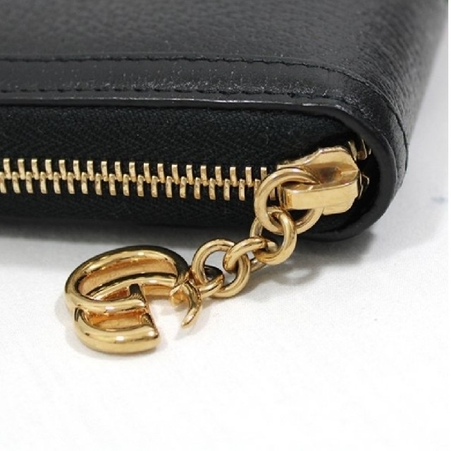 新品!GUCCI 長財布 GGマーモント シェリーライン 黒