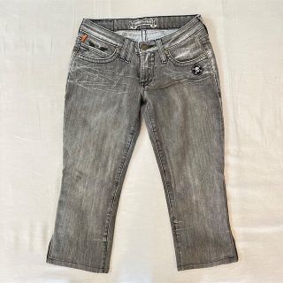 ロビンズジーン(ROBIN'S JEAN)の超美品！ROBIN'S JEAN 26サイズ　グレー　ジーンズ　7部丈　スキニー(デニム/ジーンズ)