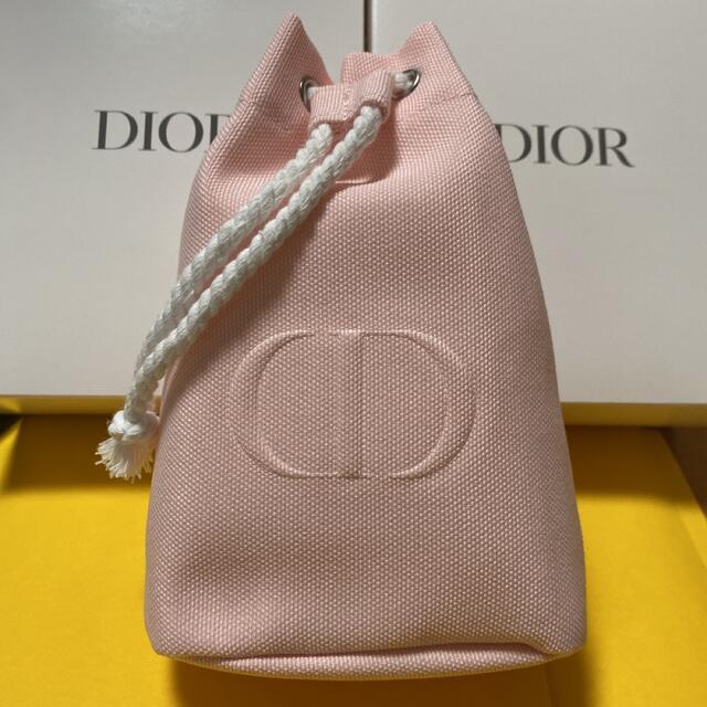 Christian Dior(クリスチャンディオール)のディオール♡ノベルティ布巾着 エンタメ/ホビーのコレクション(ノベルティグッズ)の商品写真