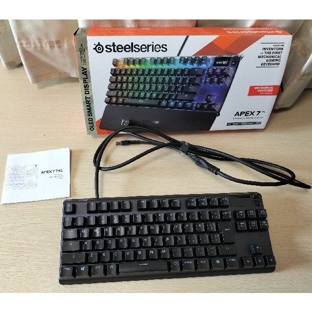 SteelSeries ゲーミングキーボード Apex 7