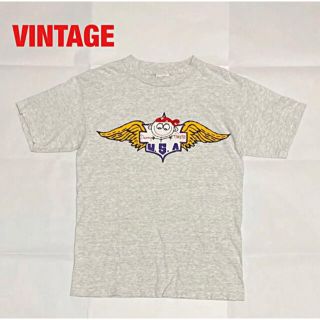 アメリヴィンテージ(Ameri VINTAGE)の【人気】Danny first　半袖Tシャツ　ラインストーン　90s　USA古着(Tシャツ/カットソー(半袖/袖なし))