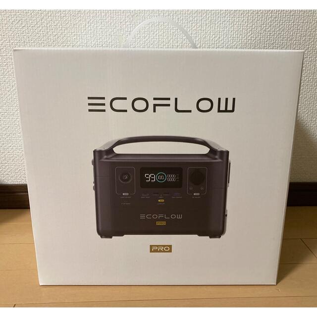 【匿名配送】EcoFlow RIVER Pro 720Wh インテリア/住まい/日用品の日用品/生活雑貨/旅行(防災関連グッズ)の商品写真