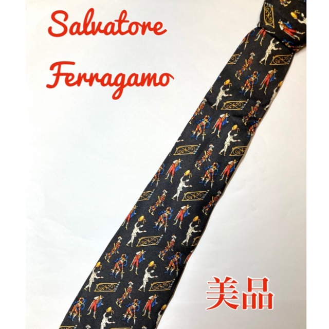 Salvatore Ferragamo(サルヴァトーレフェラガモ)のFerragamo フェラガモ ネクタイ レギュラー タイ カーニバル SF メンズのファッション小物(ネクタイ)の商品写真