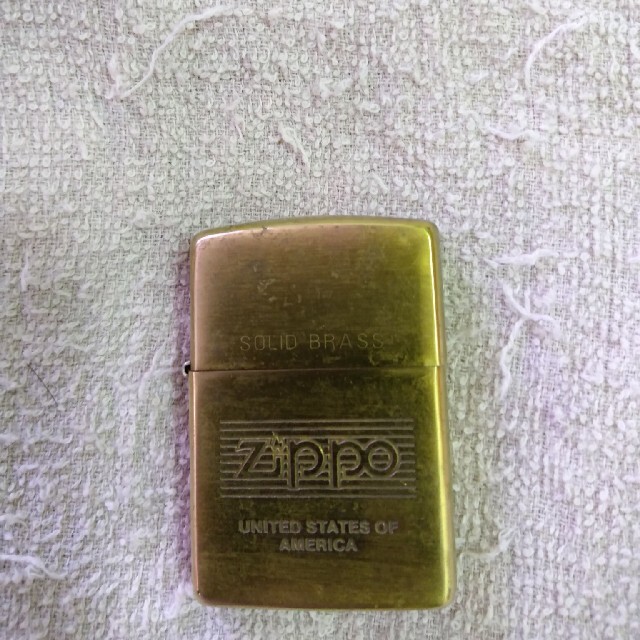 ZIPPO(ジッポー)のジッポ ソリッドブラス  1994年 ZIPPO メンズのファッション小物(タバコグッズ)の商品写真