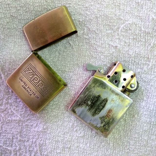 ZIPPO(ジッポー)のジッポ ソリッドブラス  1994年 ZIPPO メンズのファッション小物(タバコグッズ)の商品写真