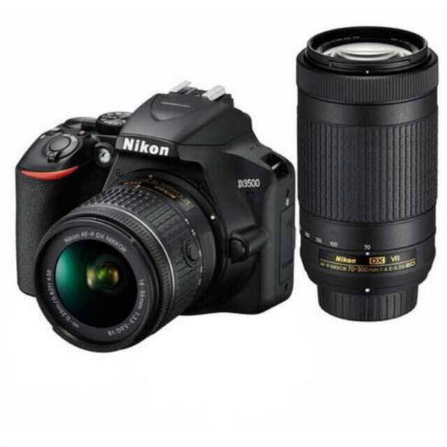 男女兼用 未使用品 Nikon 35mm単 D5600 ダブルズームキット カメラ