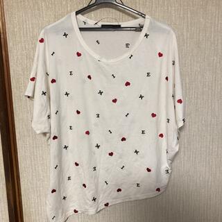 レディース大きいサイズデザインTシャツ3L新品 (Tシャツ(半袖/袖なし))