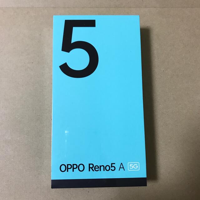 OPPO Reno5 A eSIM A103OP シルバーブラックスマートフォン本体