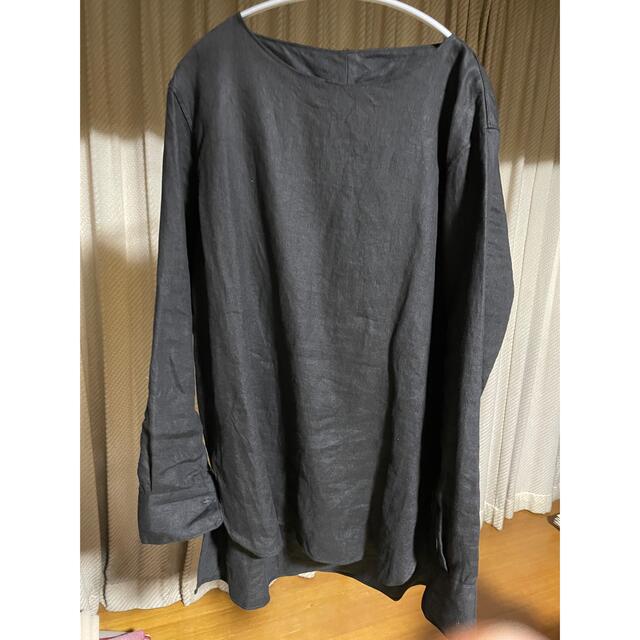 sus-sous シュスー　スリーピングシャツ　試着のみ　　ブラック　サイズ7Tシャツ/カットソー(七分/長袖)