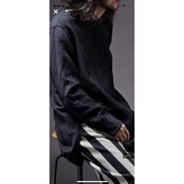 sus-sous シュスー スリーピングシャツ 試着のみ ブラック サイズ7 - T
