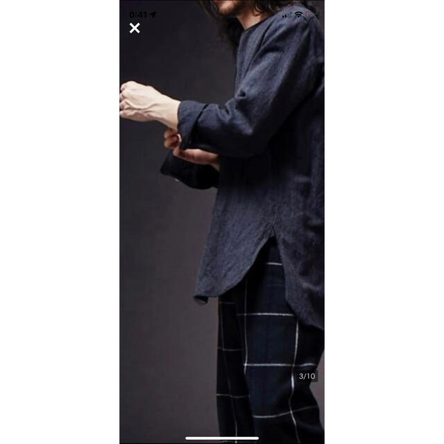 sus-sous シュスー スリーピングシャツ 試着のみ ブラック サイズ7 - T