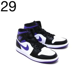 ナイキ(NIKE)の【新品】Nike Air Jordan 1 Mid Court Purple(スニーカー)