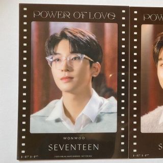 セブンティーン(SEVENTEEN)のウォヌ クリアカード セブチ power of love 前売り券 特典 映画(アイドルグッズ)