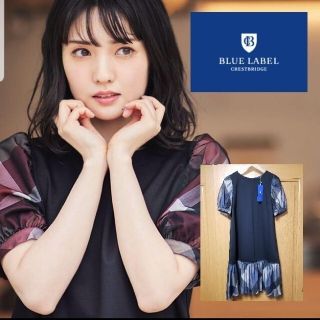 ブルーレーベルクレストブリッジ(BLUE LABEL CRESTBRIDGE)の新品ブルーレーベルクレストブリッジ　ワンピース　美人百花　バーバリー　道重さゆみ(ひざ丈ワンピース)