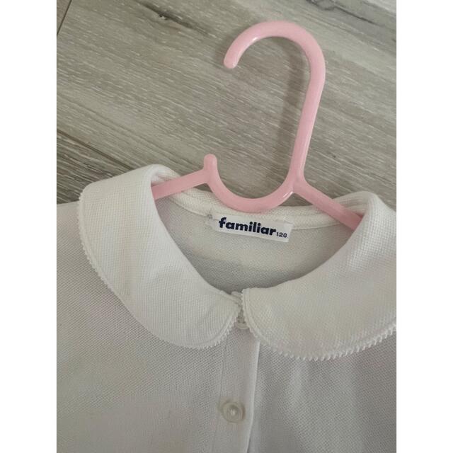 familiar(ファミリア)のファミリア 半袖 丸襟 ポロシャツ キッズ/ベビー/マタニティのキッズ服女の子用(90cm~)(Tシャツ/カットソー)の商品写真