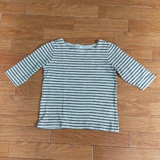 ムジルシリョウヒン(MUJI (無印良品))のはんな様専用！七分袖　ボーダー100cm(Tシャツ/カットソー)