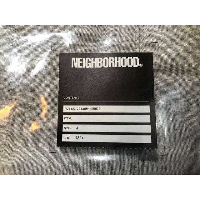 【GRAY】NEIGHBORHOOD BIG LOGO / C-SHIRT.SS