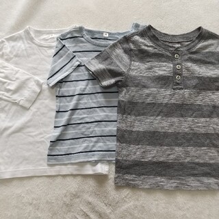 ムジルシリョウヒン(MUJI (無印良品))の無印良品  長袖半袖Tシャツ90 ベビーギャップ半袖95 3枚セット(Tシャツ/カットソー)
