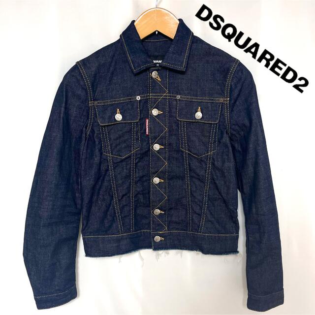 Dsquared2 カットオフ　デニムジャケット　メンズ　42