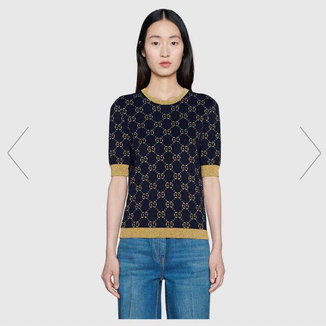 Gucci(グッチ)の安室 奈美恵  着用 GUCCI コットンラメ ニットトップスXS レディースのトップス(ニット/セーター)の商品写真