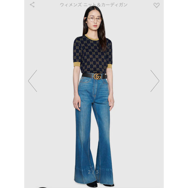 Gucci(グッチ)の安室 奈美恵  着用 GUCCI コットンラメ ニットトップスXS レディースのトップス(ニット/セーター)の商品写真