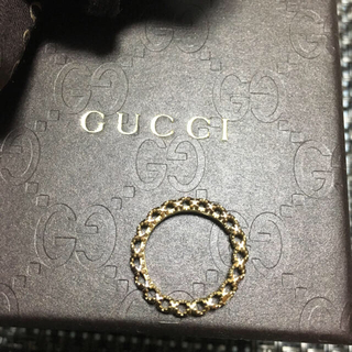 グッチ(Gucci)のももさん様専用 GUCCI  イエローゴールドダイヤリング(リング(指輪))