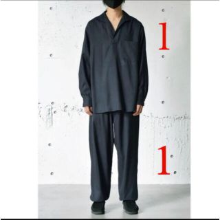COMOLI - comoli シルクネルスキッパーセットアップ コモリの通販