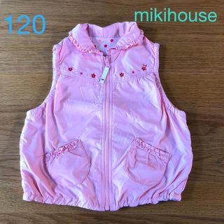 ミキハウス(mikihouse)の美品　ミキハウス　リバーシブル　ベスト　120(ジャケット/上着)