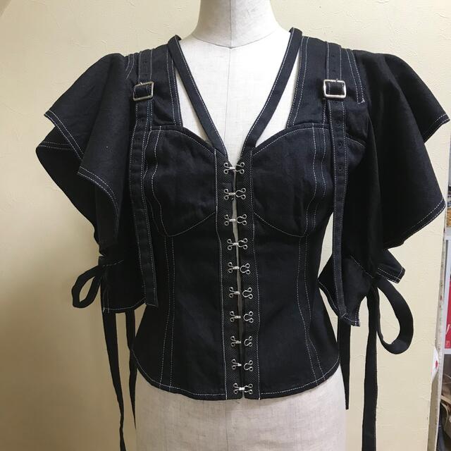 rurumu デニムビスチェ