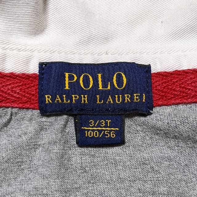 POLO RALPH LAUREN(ポロラルフローレン)のラルフローレン 100サイズ 長袖ラガーシャツ キッズ/ベビー/マタニティのキッズ服男の子用(90cm~)(Tシャツ/カットソー)の商品写真