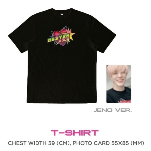 NCT DREAM ジェノ Tシャツ トレカ付き ポップアップ 新品未開封