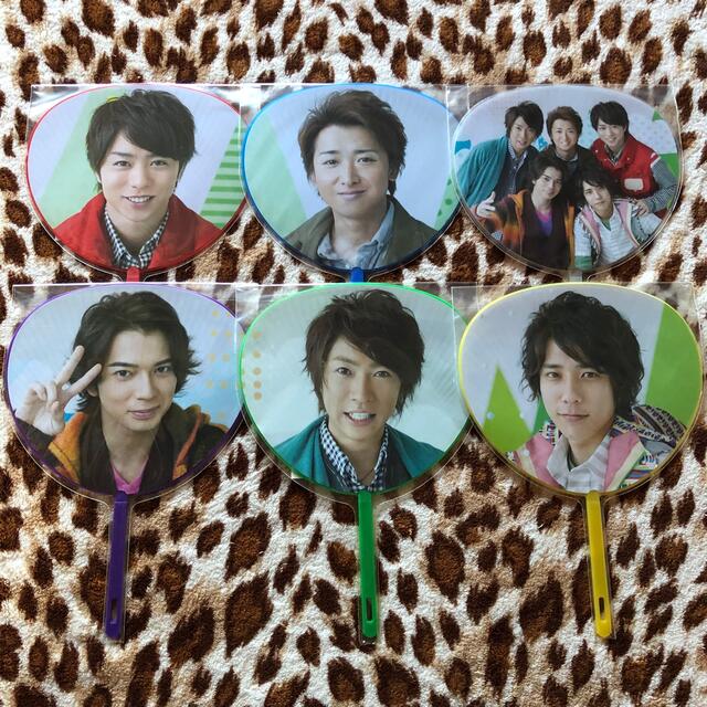 嵐(アラシ)の★嵐★Scene 〜君と僕の見ている風景〜 10-11 ミニうちわ６本セット エンタメ/ホビーのタレントグッズ(アイドルグッズ)の商品写真