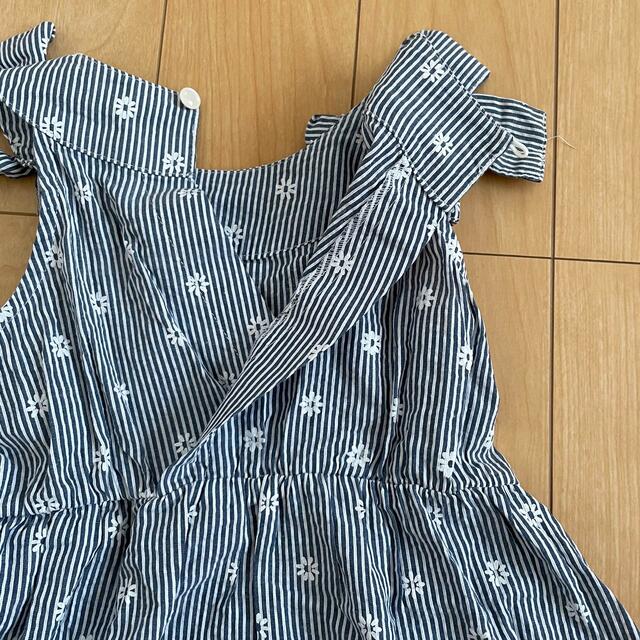 BeBe(ベベ)のSLAP SLIP ノースリーブワンピース 100㎝ キッズ/ベビー/マタニティのキッズ服女の子用(90cm~)(ワンピース)の商品写真